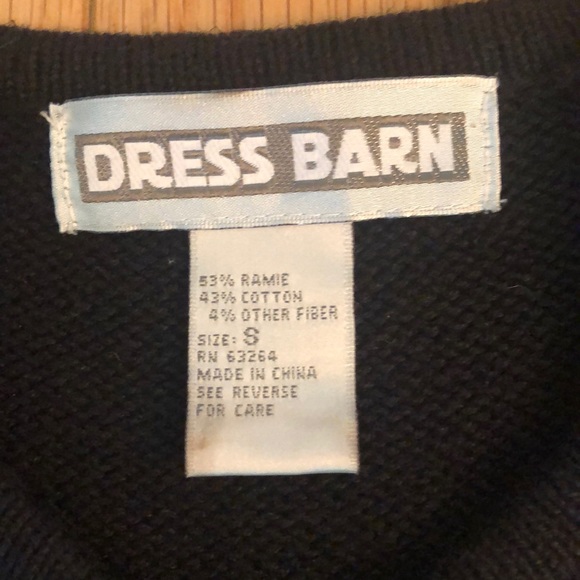 Vintage ugly Christmas sweater blk/red/gold - Picture 3 of 4